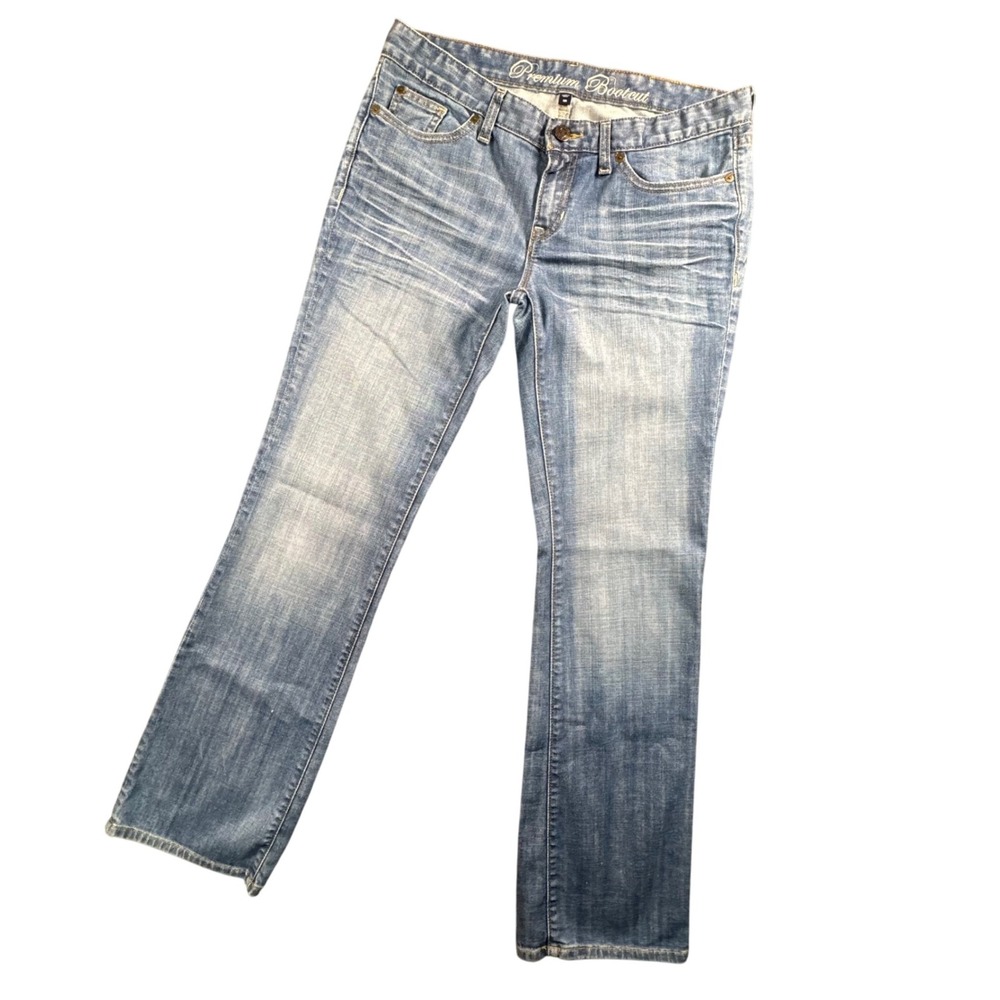 Gap Premium Bootcut Jeans‎ Women 10R Light Wash Stretch Denim Mid Rise Y2K